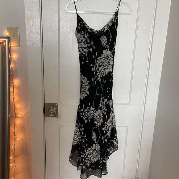 Zara Dresses & Skirts - Zara Basic Black White Floral Dress 10